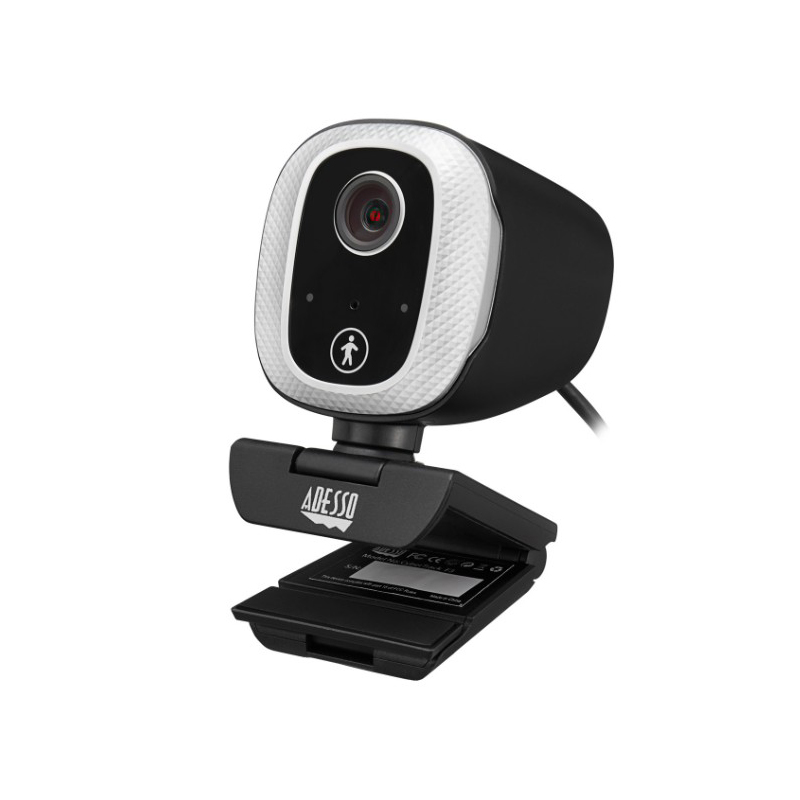Adesso CYBERTRACK M1 Webcam - 2.1 Megapixel - USB 2.0 - Fixed Focus-305° Angle-Microphone